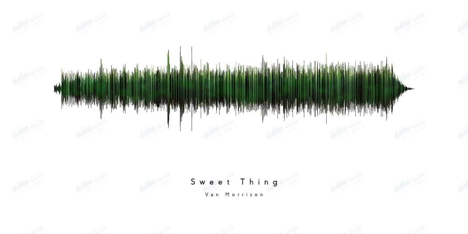 Sweet Thing by Van Morrison - Visual Wave Prints