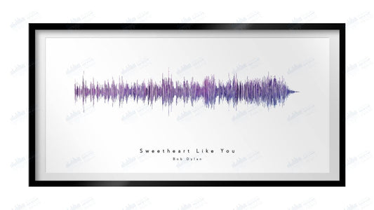 Sweetheart Like You by Bob Dylan - Visual Wave Prints