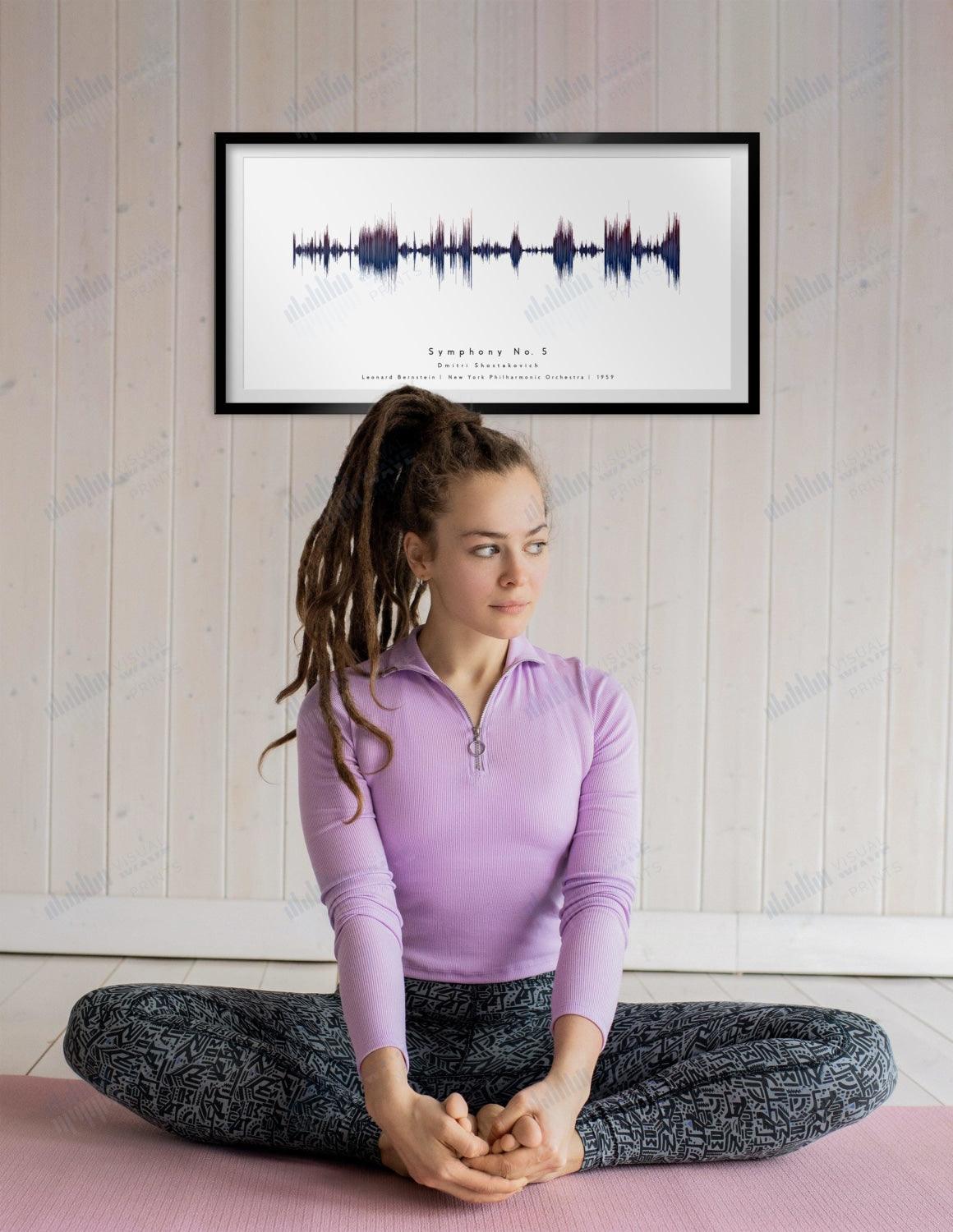Symphony No. 5 by Dmitri Shostakovich - Visual Wave Prints