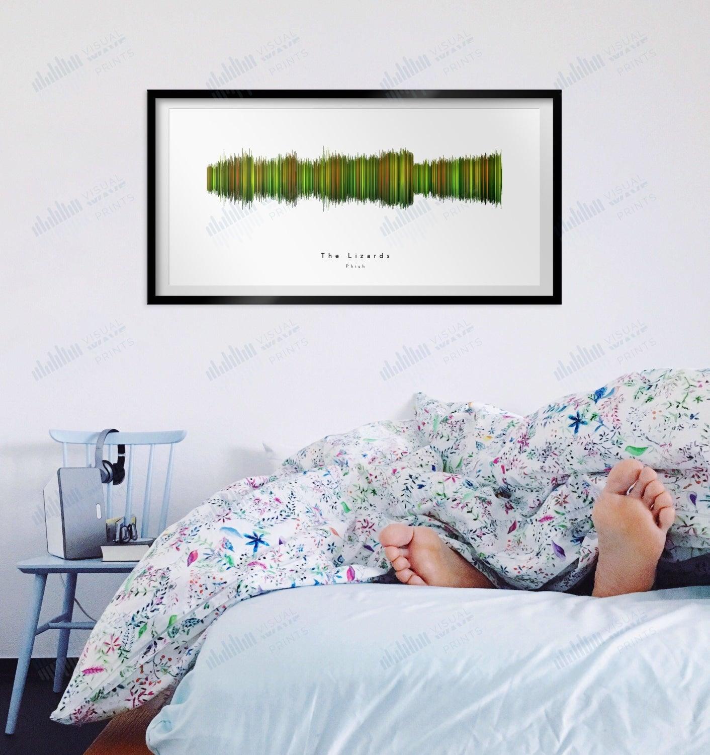 The Lizards by Phish - Visual Wave Prints
