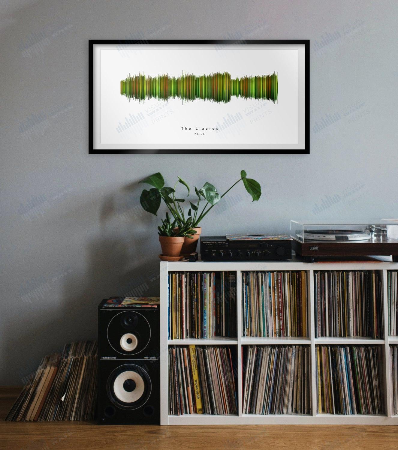 The Lizards by Phish - Visual Wave Prints