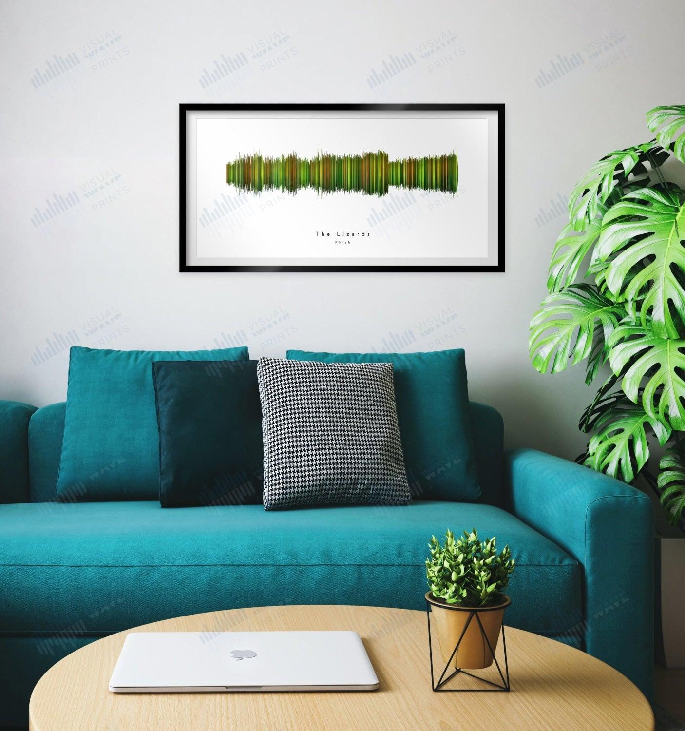 The Lizards by Phish - Visual Wave Prints