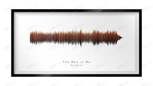 The Man In Me by Bob Dylan - Visual Wave Prints