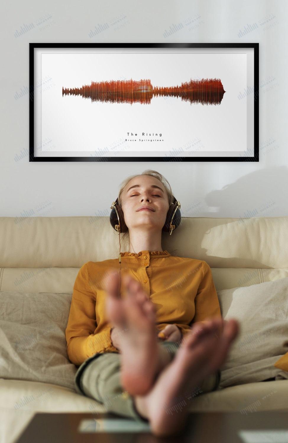 The Rising by Bruce Springsteen - Visual Wave Prints