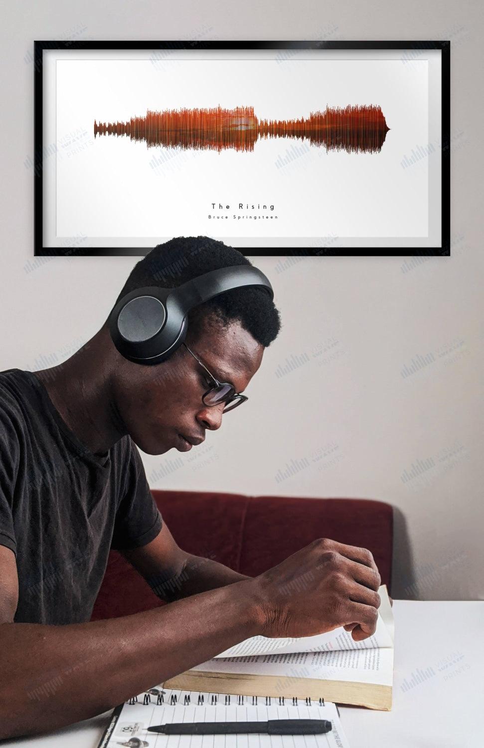 The Rising by Bruce Springsteen - Visual Wave Prints
