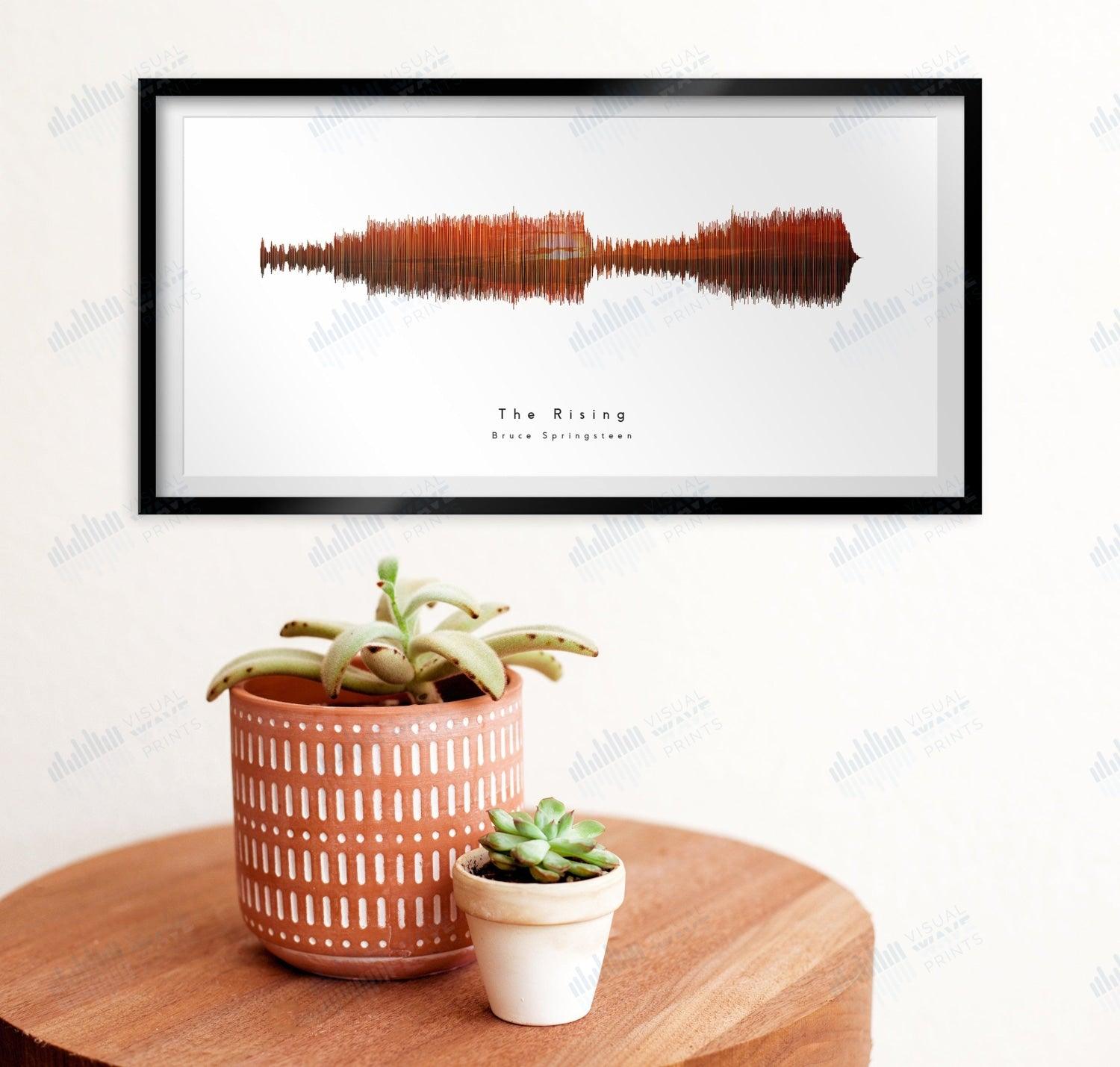 The Rising by Bruce Springsteen - Visual Wave Prints