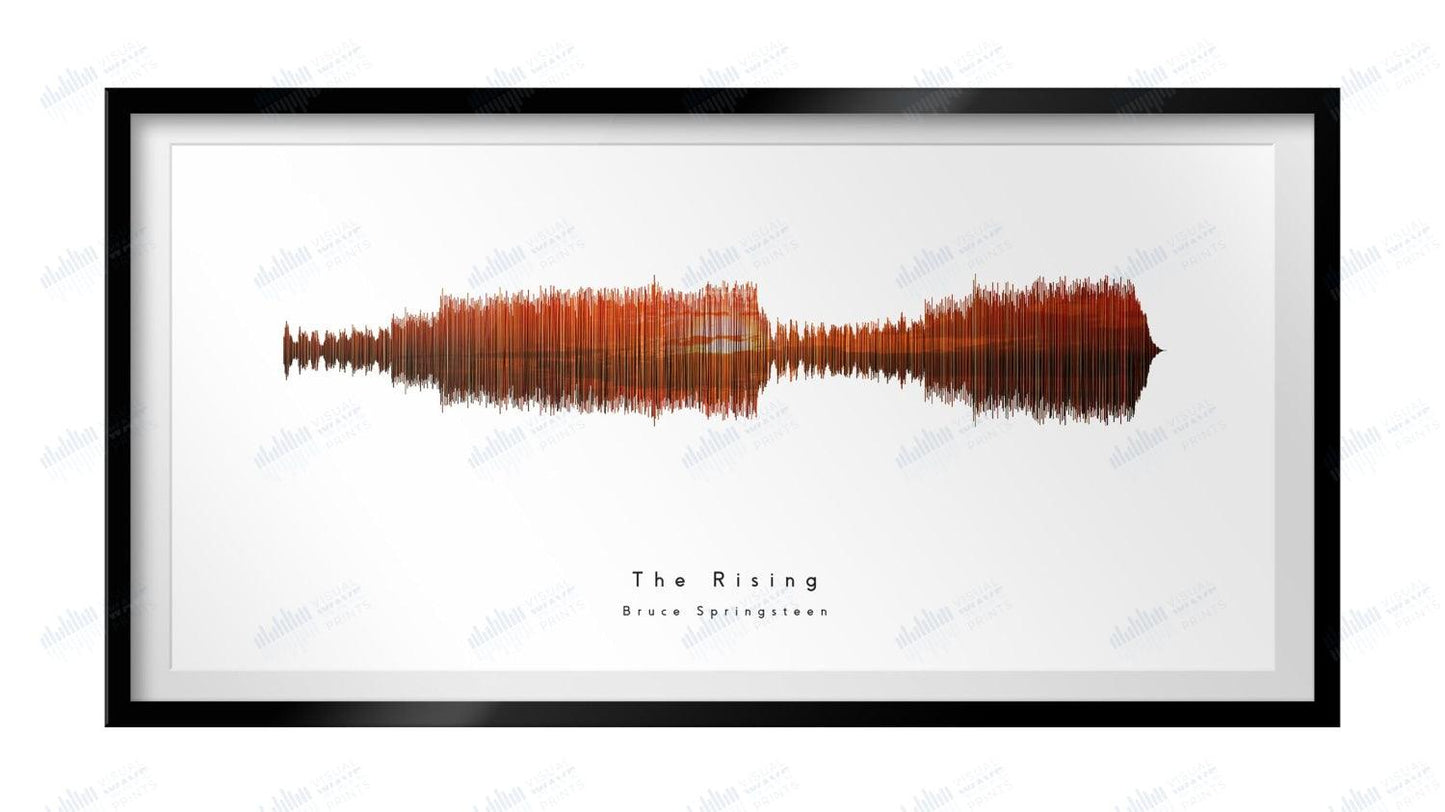 The Rising by Bruce Springsteen - Visual Wave Prints