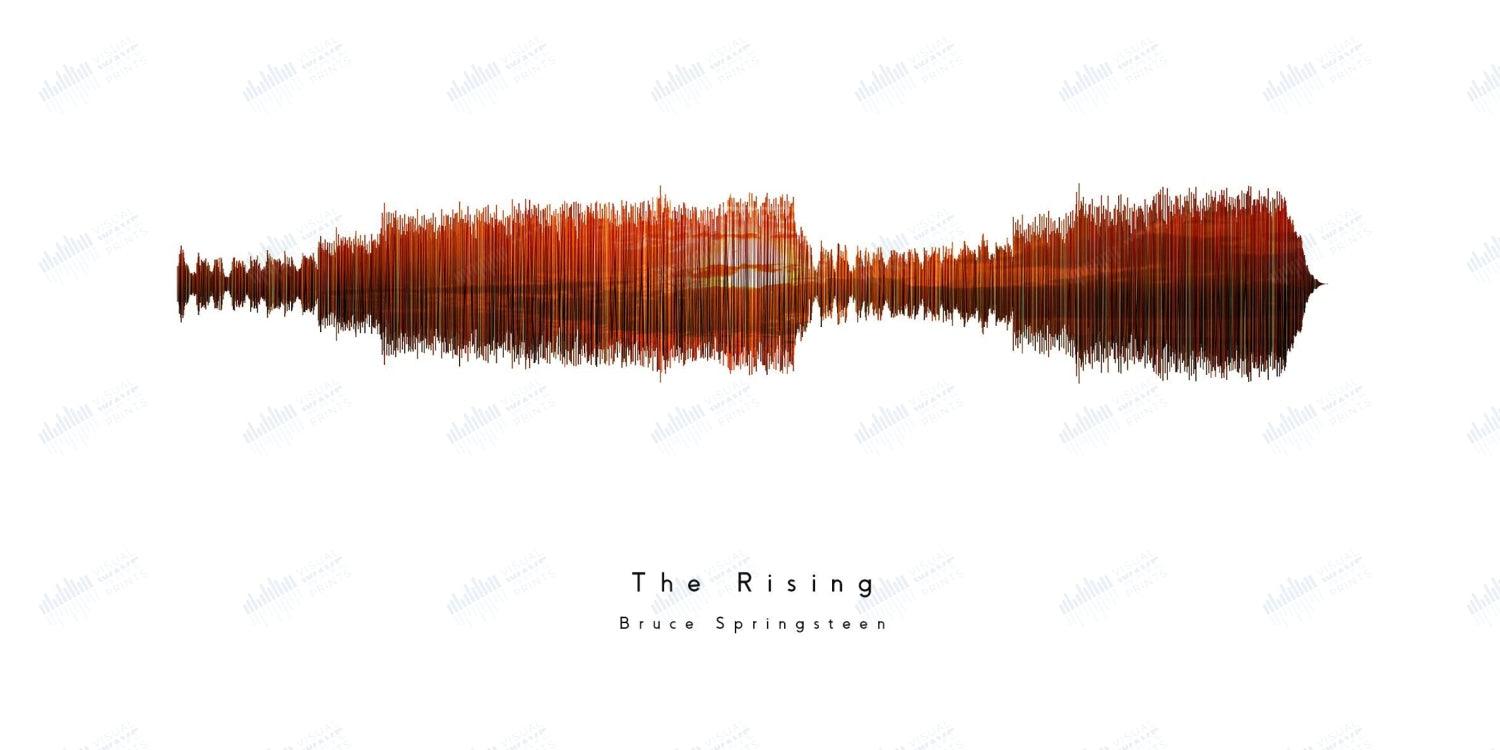 The Rising by Bruce Springsteen - Visual Wave Prints