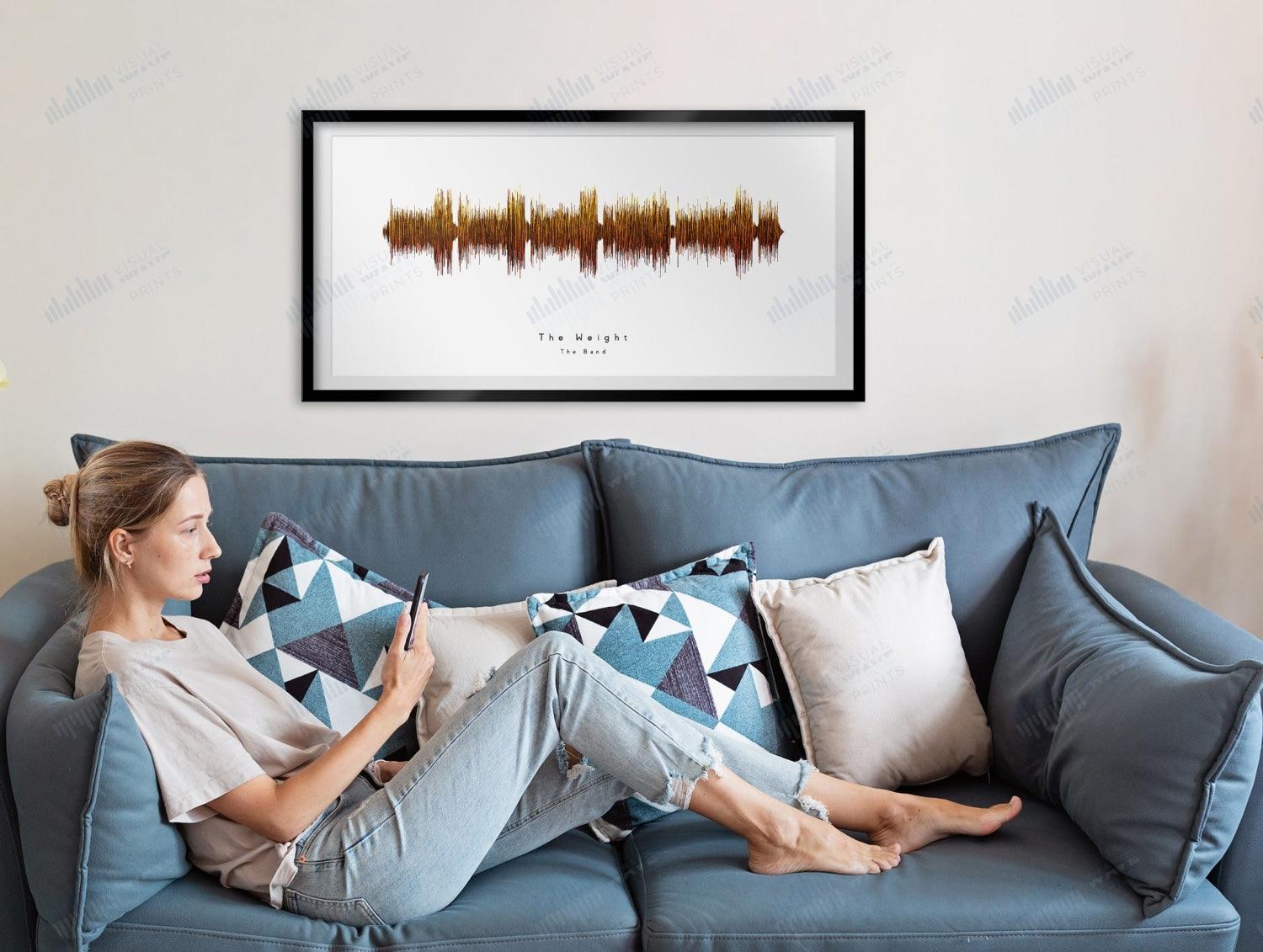 The Weight by The Band - Visual Wave Prints