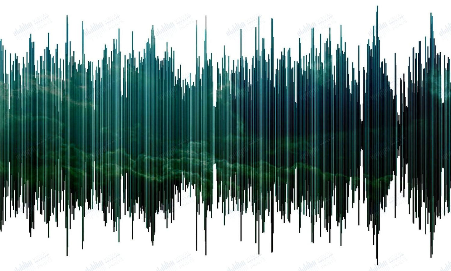 The Wind Cries Mary by Jimi Hendrix - Visual Wave Prints