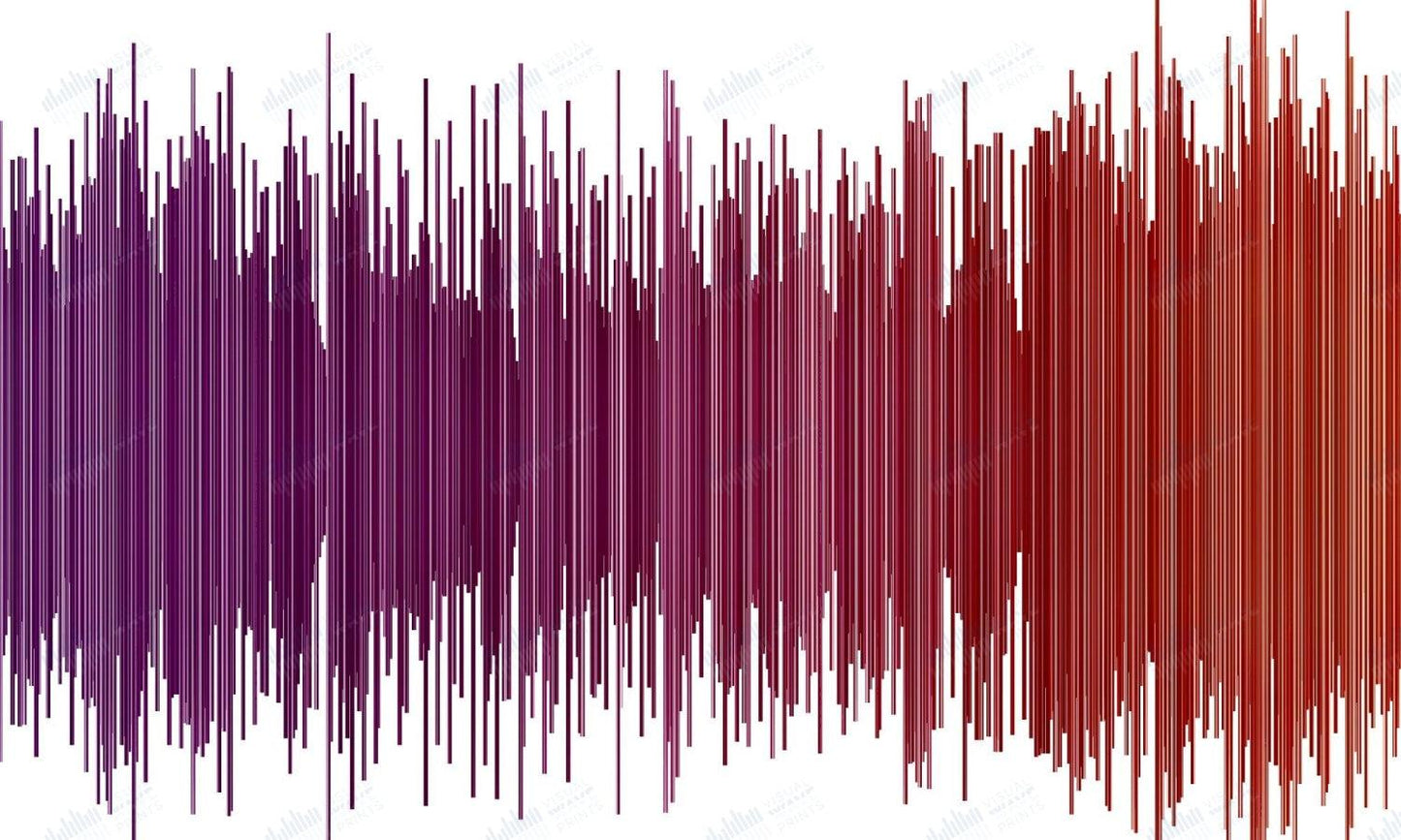 These Are the Days by Van Morrison - Visual Wave Prints