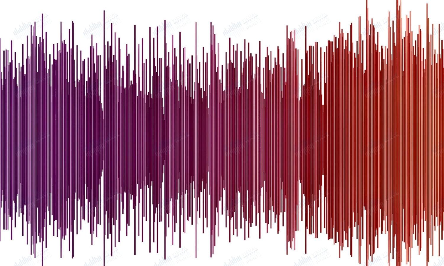 These Are the Days by Van Morrison - Visual Wave Prints