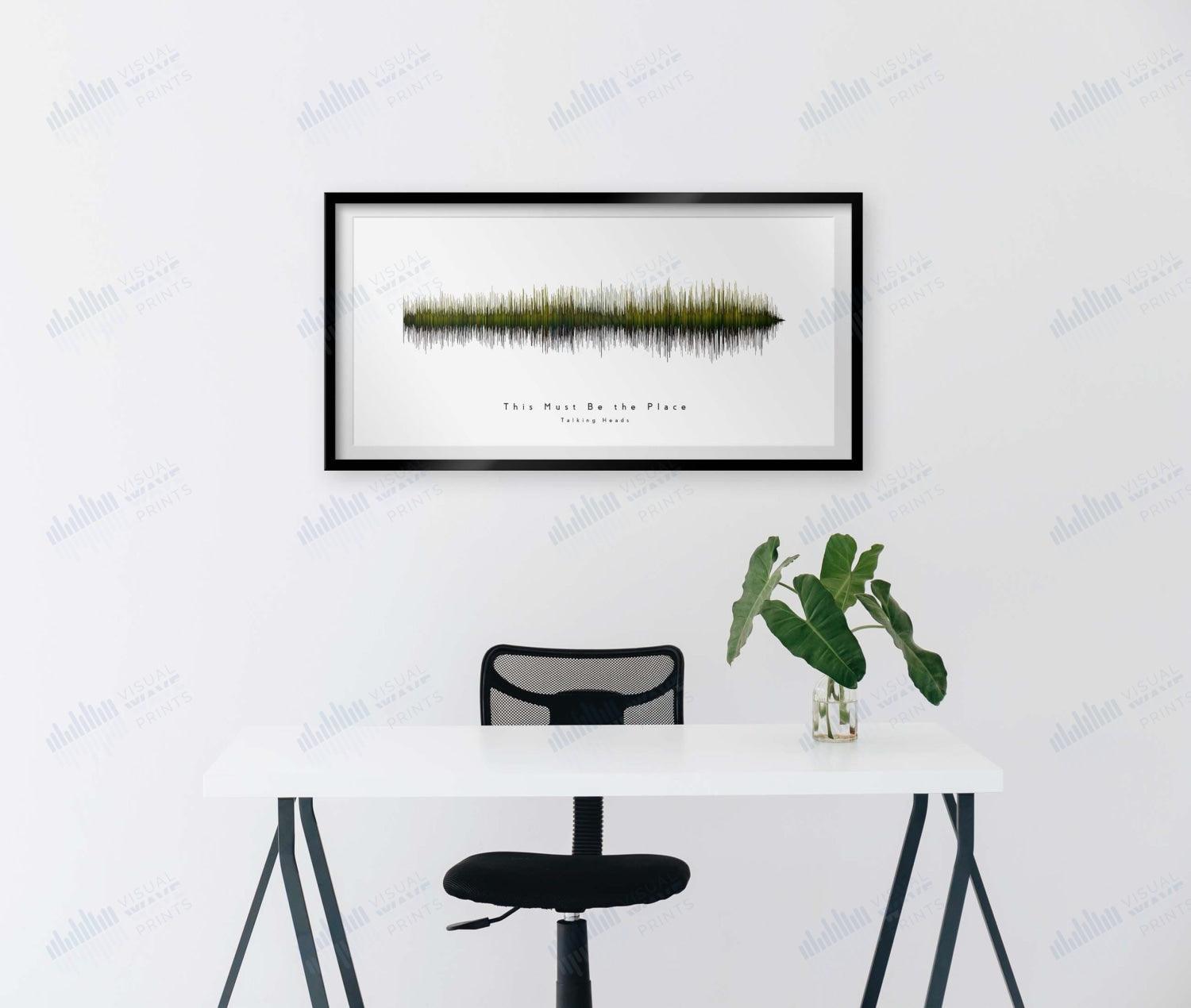 This Must Be the Place by Talking Heads - Visual Wave Prints