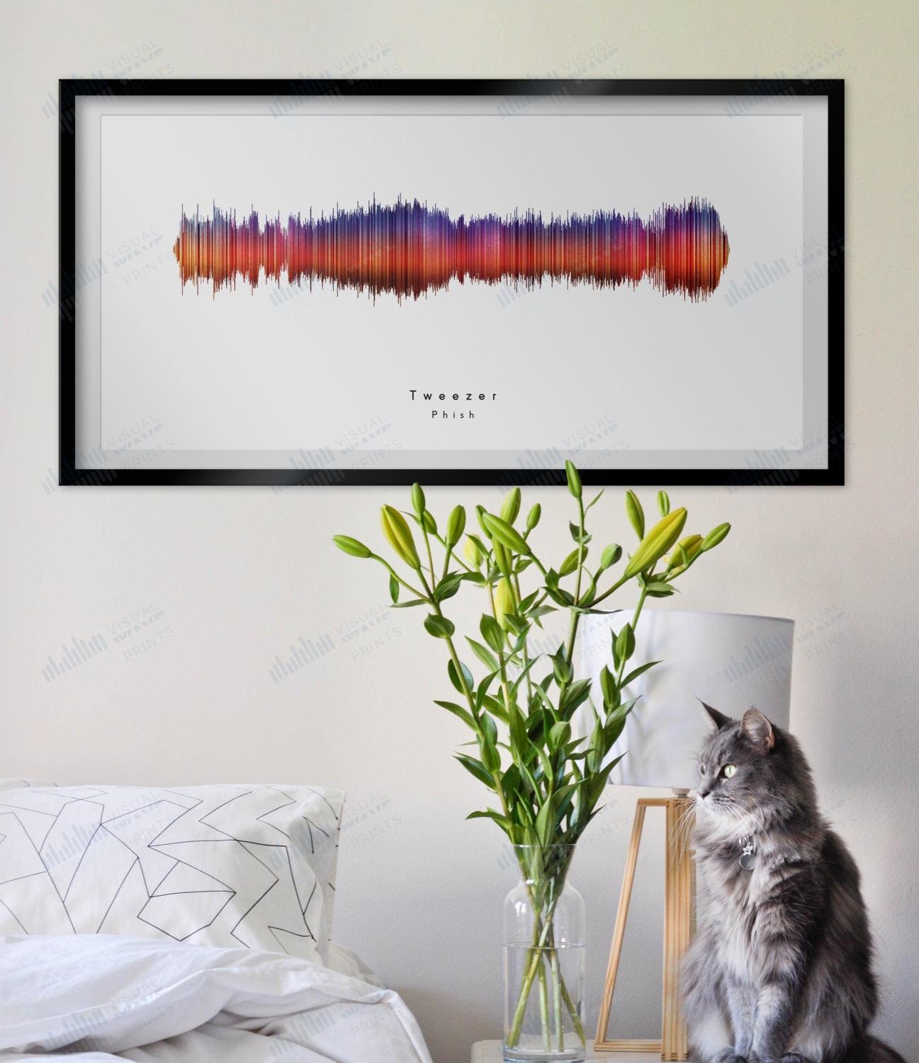 Tweezer by Phish - Visual Wave Prints