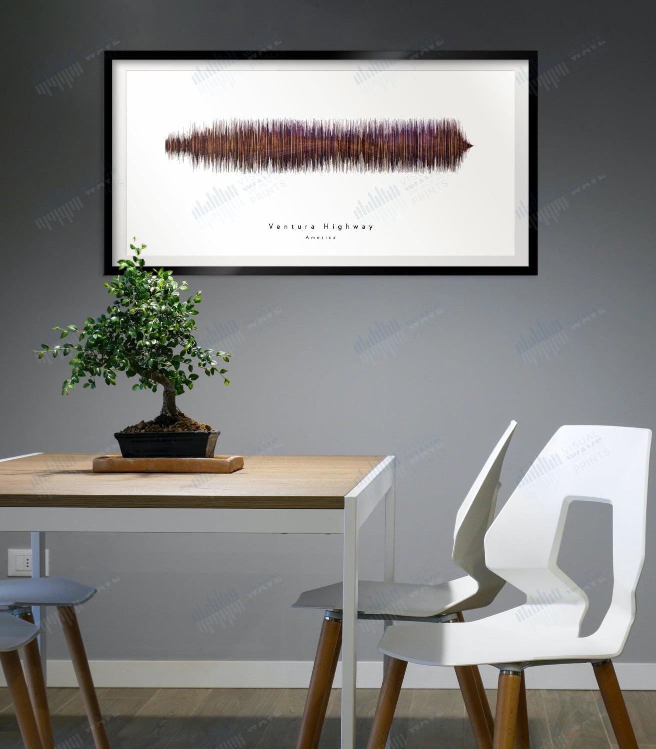 Ventura Highway by America - Visual Wave Prints