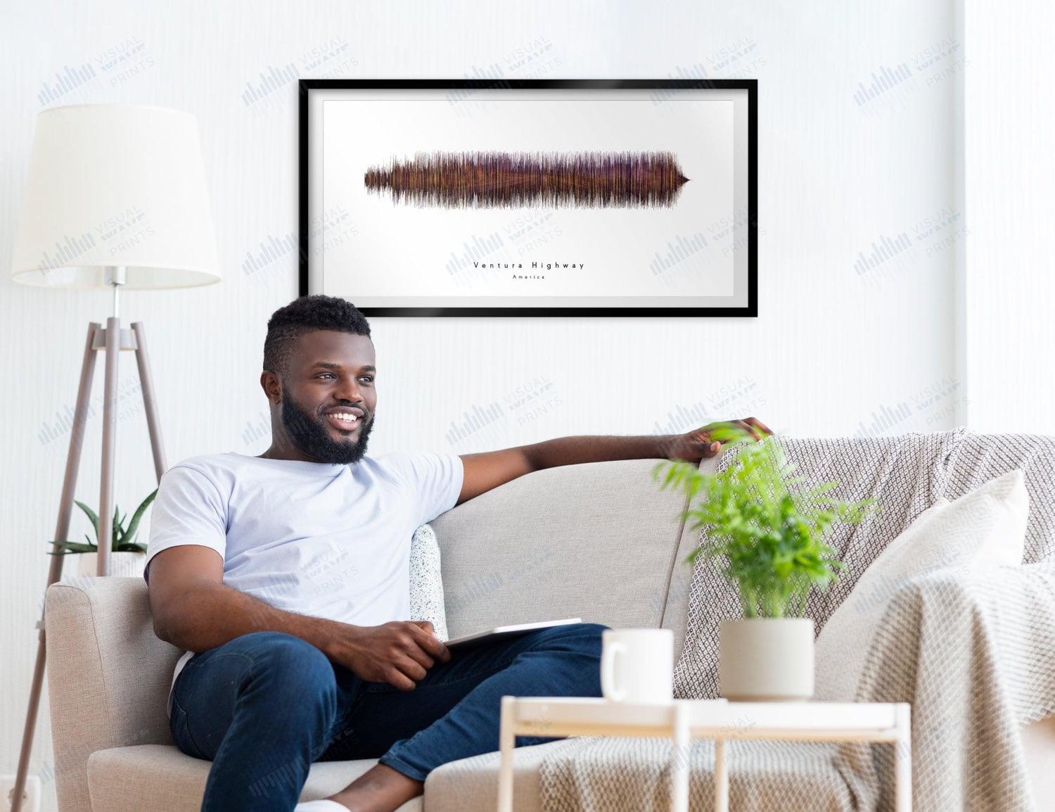 Ventura Highway by America - Visual Wave Prints