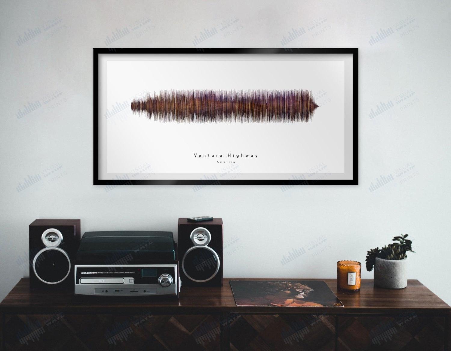 Ventura Highway by America - Visual Wave Prints