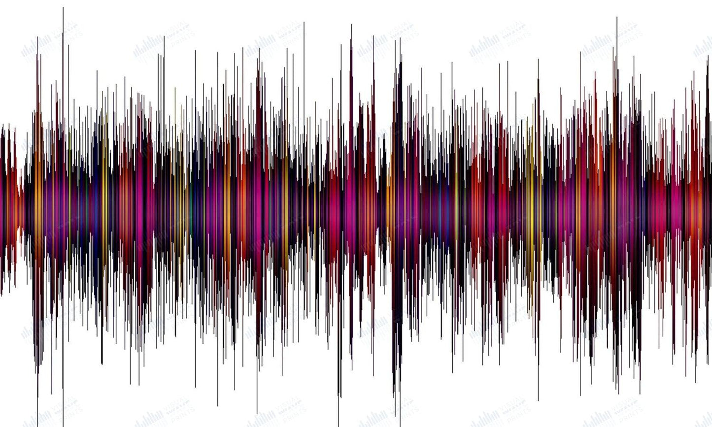 Visions of Johanna by Bob Dylan - Visual Wave Prints