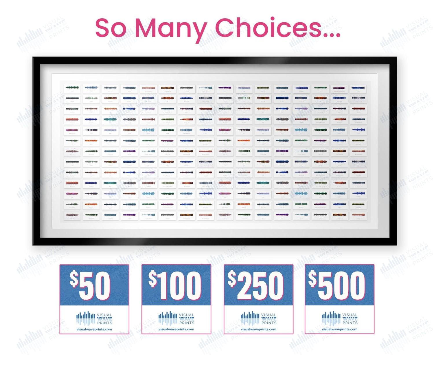 Visual Wave Prints Gift Cards - Visual Wave Prints