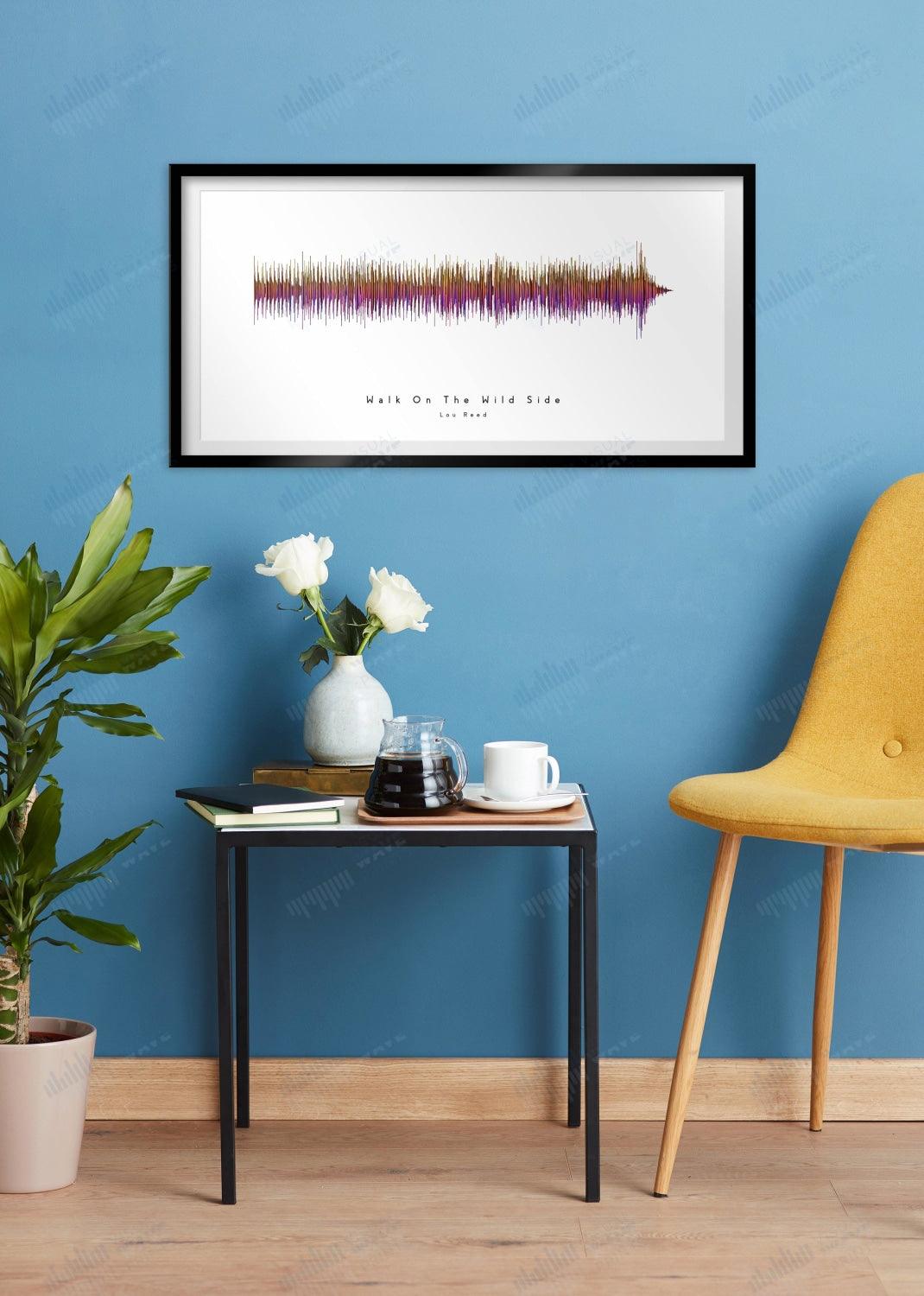 Walk on the Wild Side by Lou Reed - Visual Wave Prints