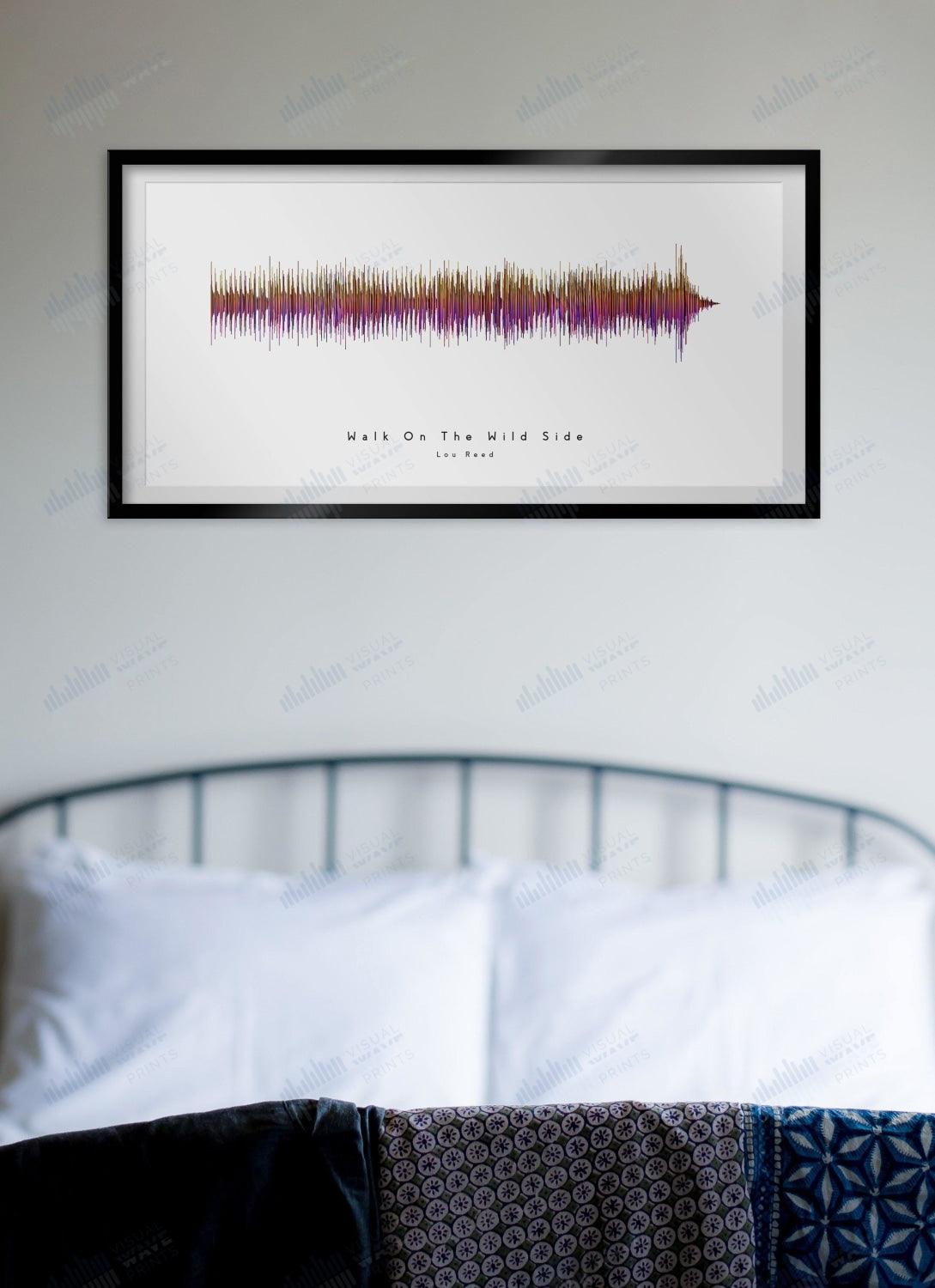 Walk on the Wild Side by Lou Reed - Visual Wave Prints