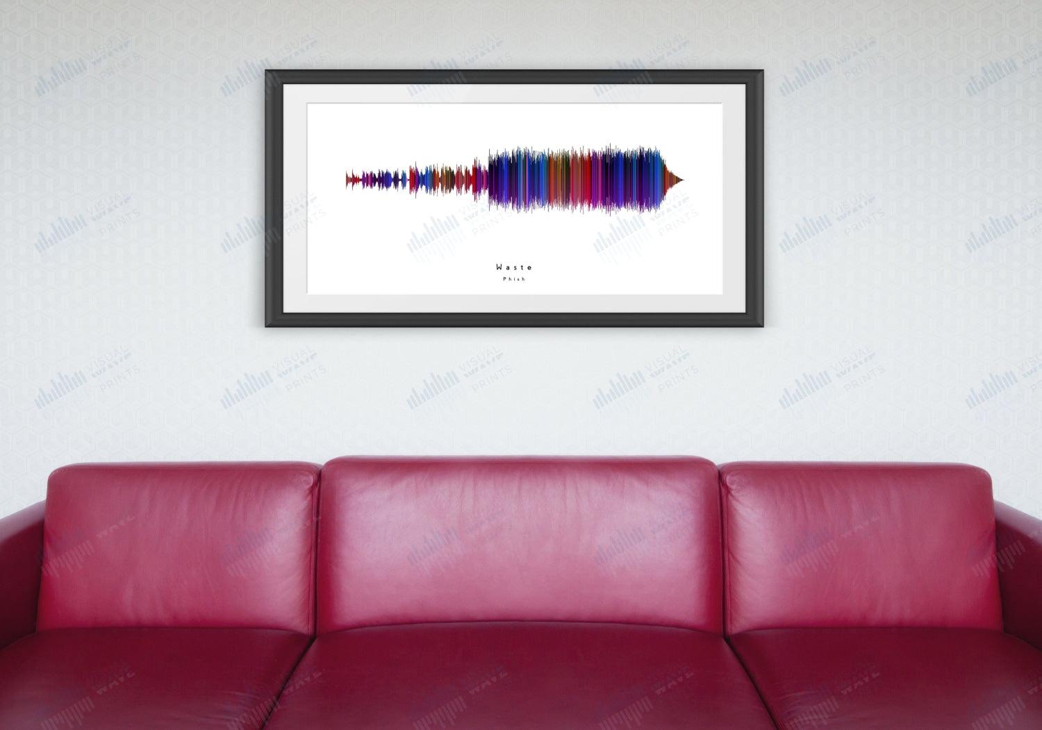 Waste by Phish - Visual Wave Prints