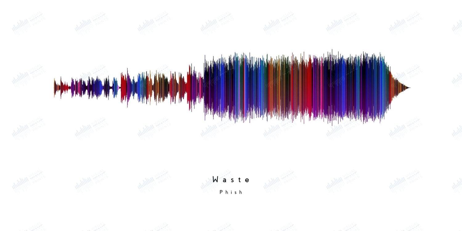 Waste by Phish - Visual Wave Prints