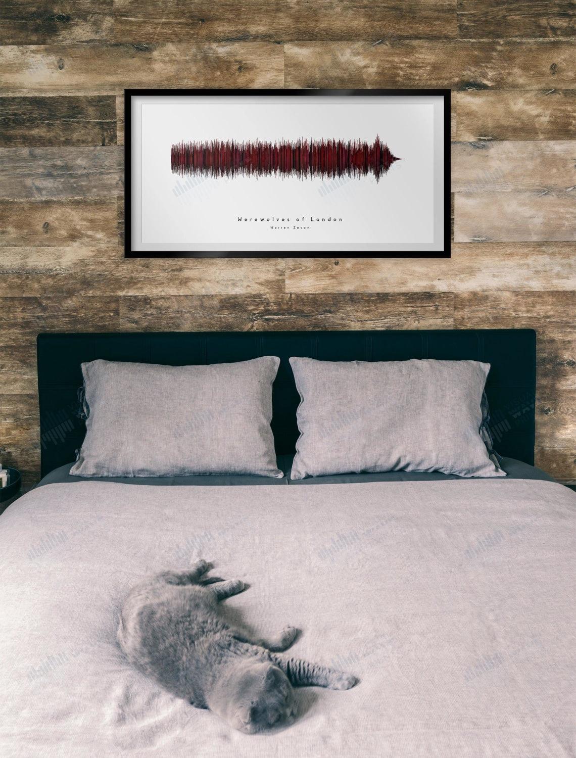 Werewolves of London by Warren Zevon - Visual Wave Prints