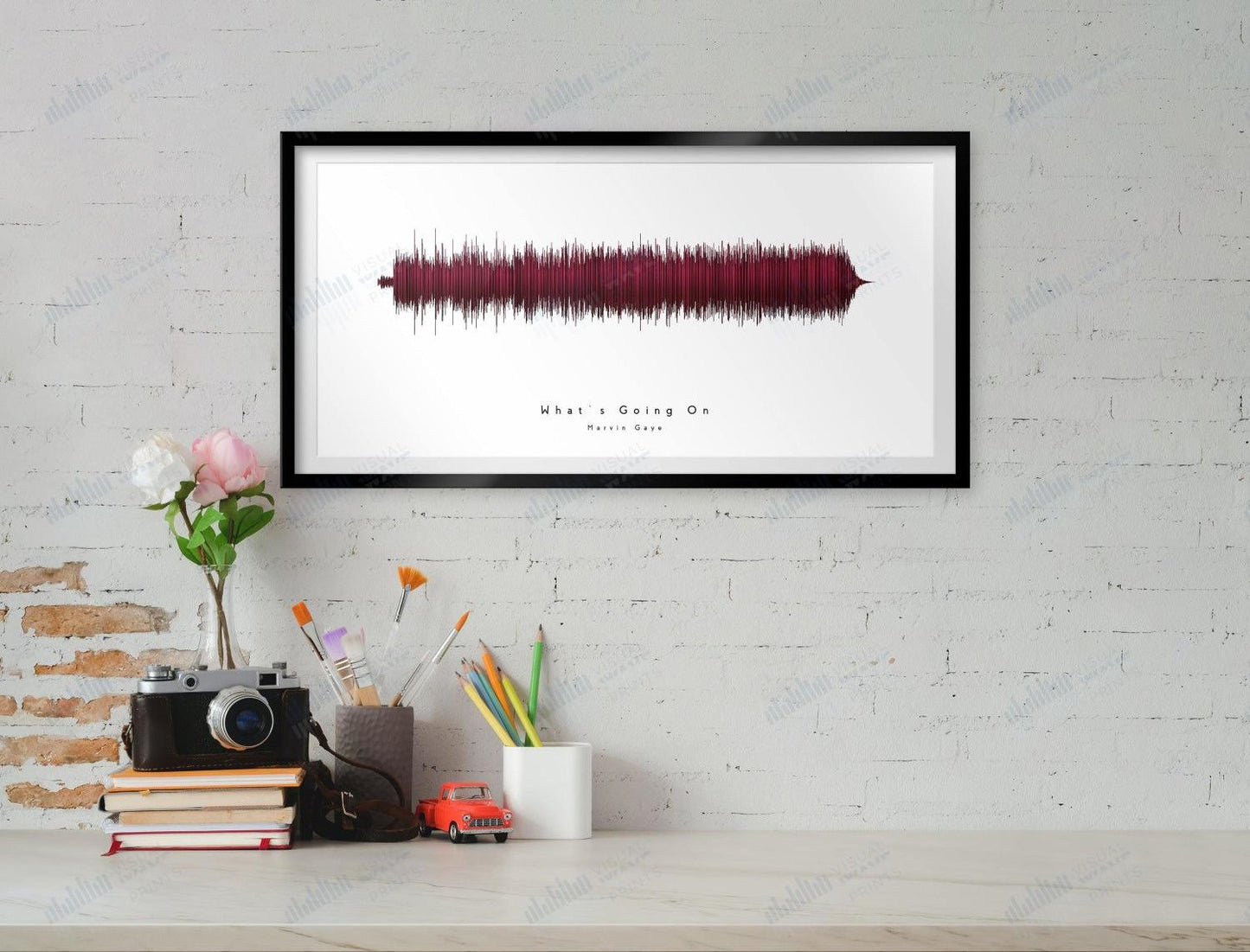 What's Going On by Marvin Gaye - Visual Wave Prints