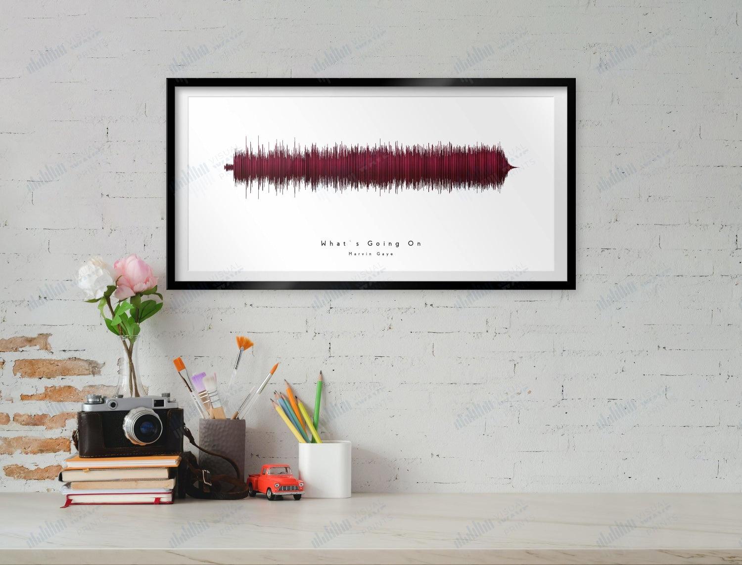 What's Going On by Marvin Gaye - Visual Wave Prints