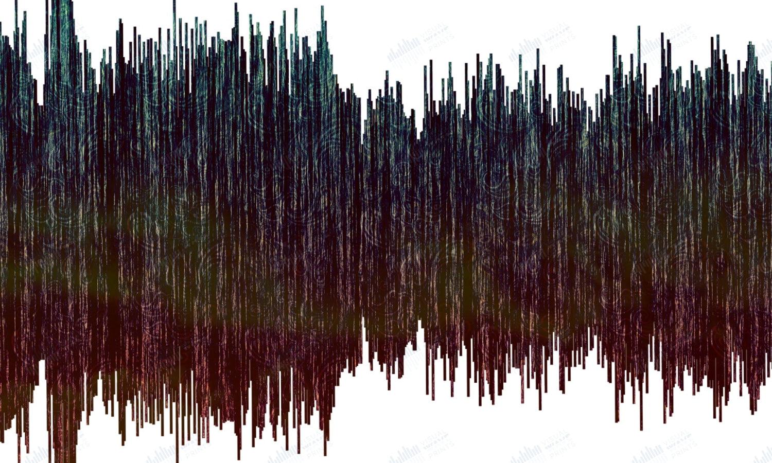 When the Levee Breaks by Led Zeppelin - Visual Wave Prints