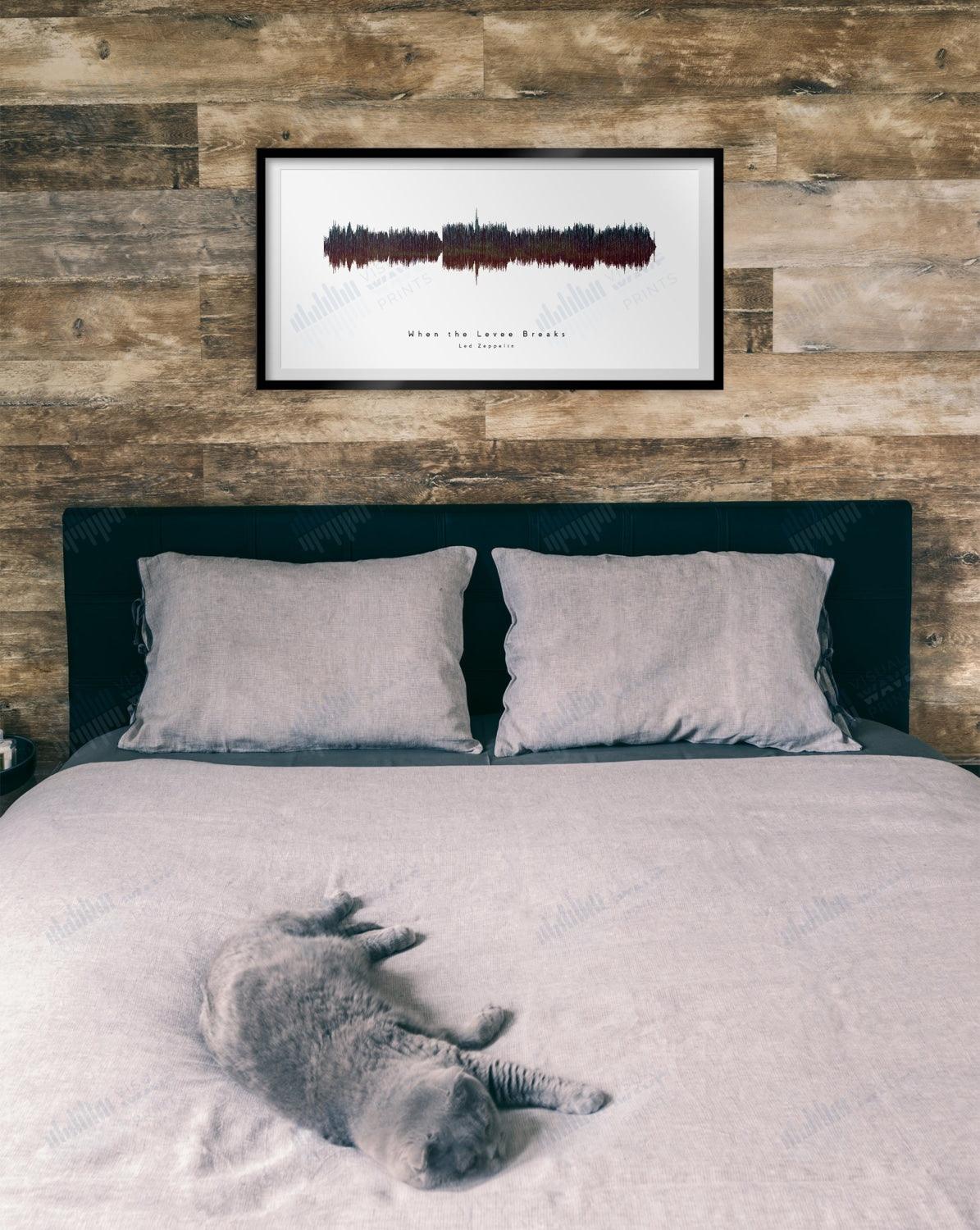 When the Levee Breaks by Led Zeppelin - Visual Wave Prints
