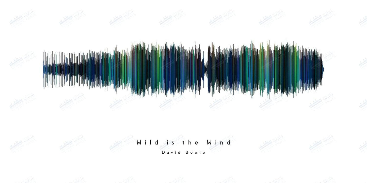 Wild is the Wind by David Bowie - Visual Wave Prints