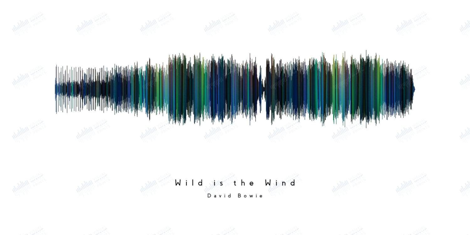 Wild is the Wind by David Bowie - Visual Wave Prints