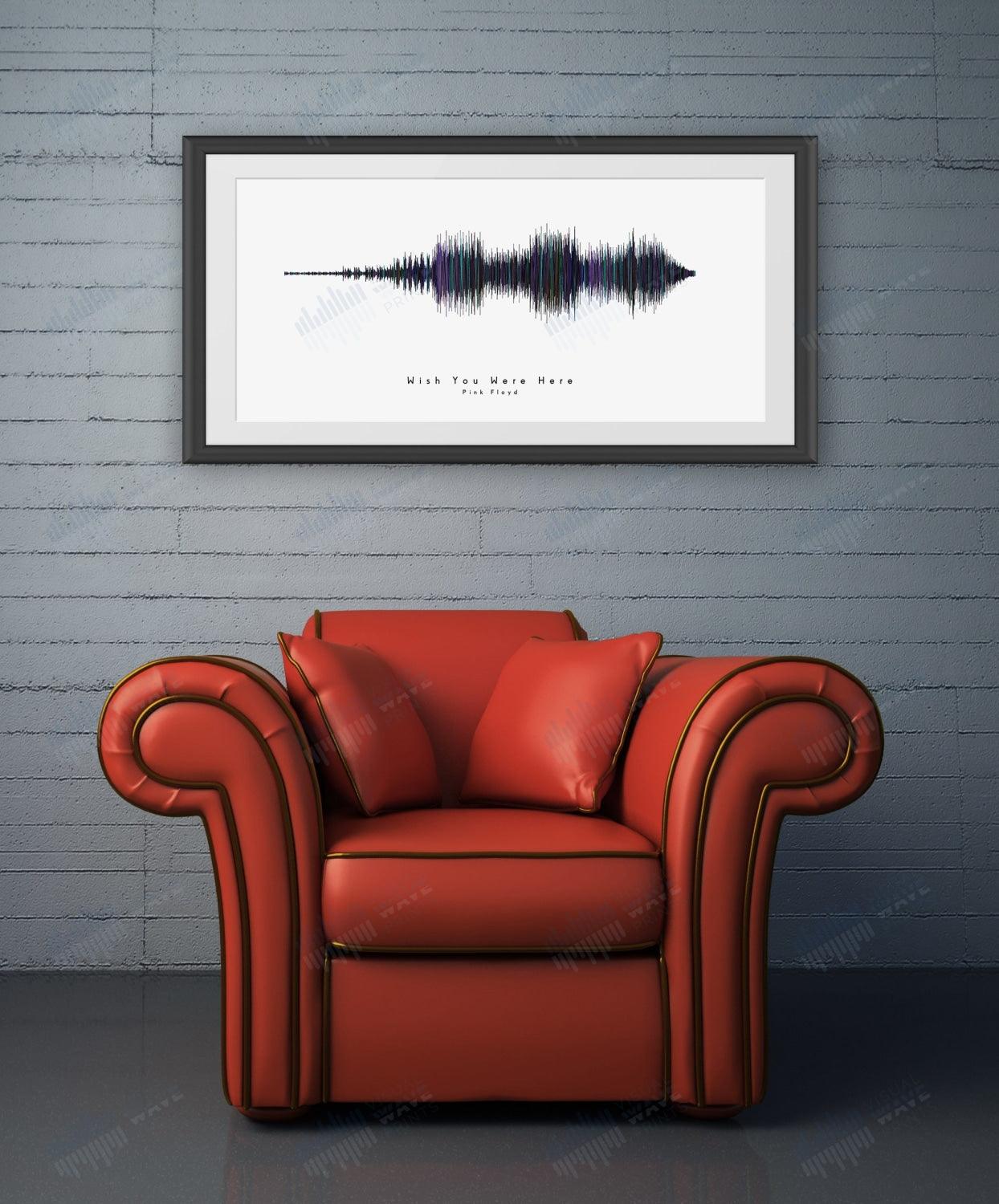 Wish You Were Here by Pink Floyd - Visual Wave Prints