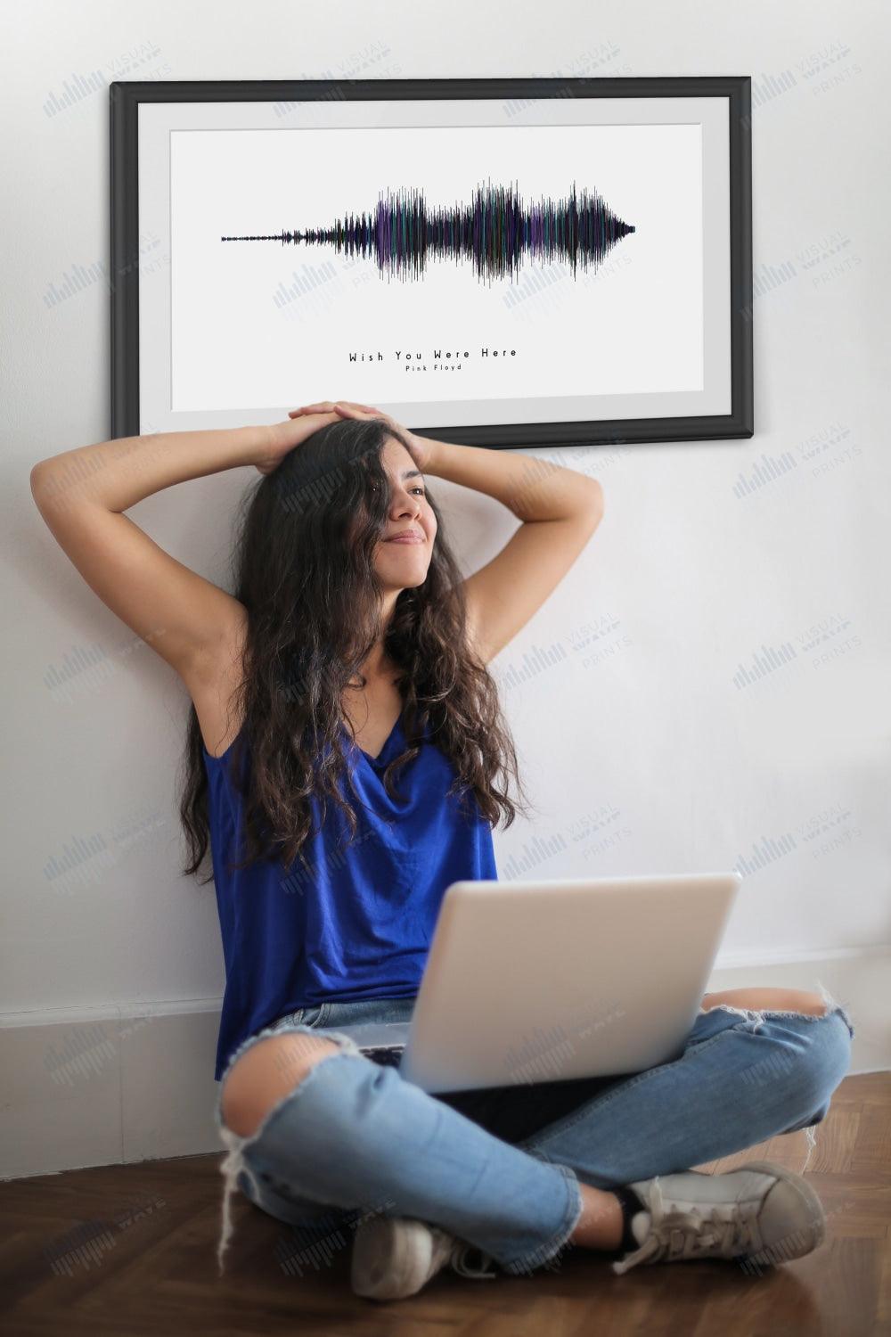 Wish You Were Here by Pink Floyd - Visual Wave Prints