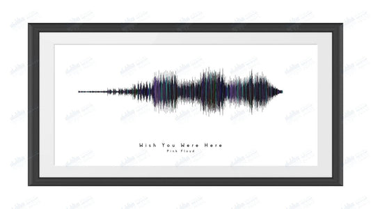 Wish You Were Here by Pink Floyd - Visual Wave Prints