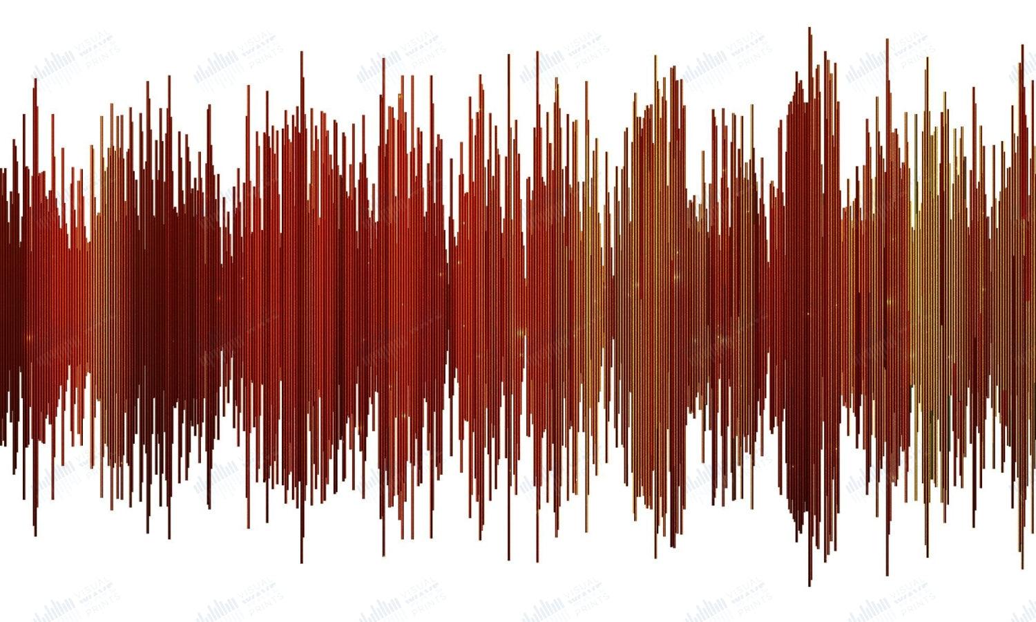 With a Little Help From My Friends by The Beatles - Visual Wave Prints