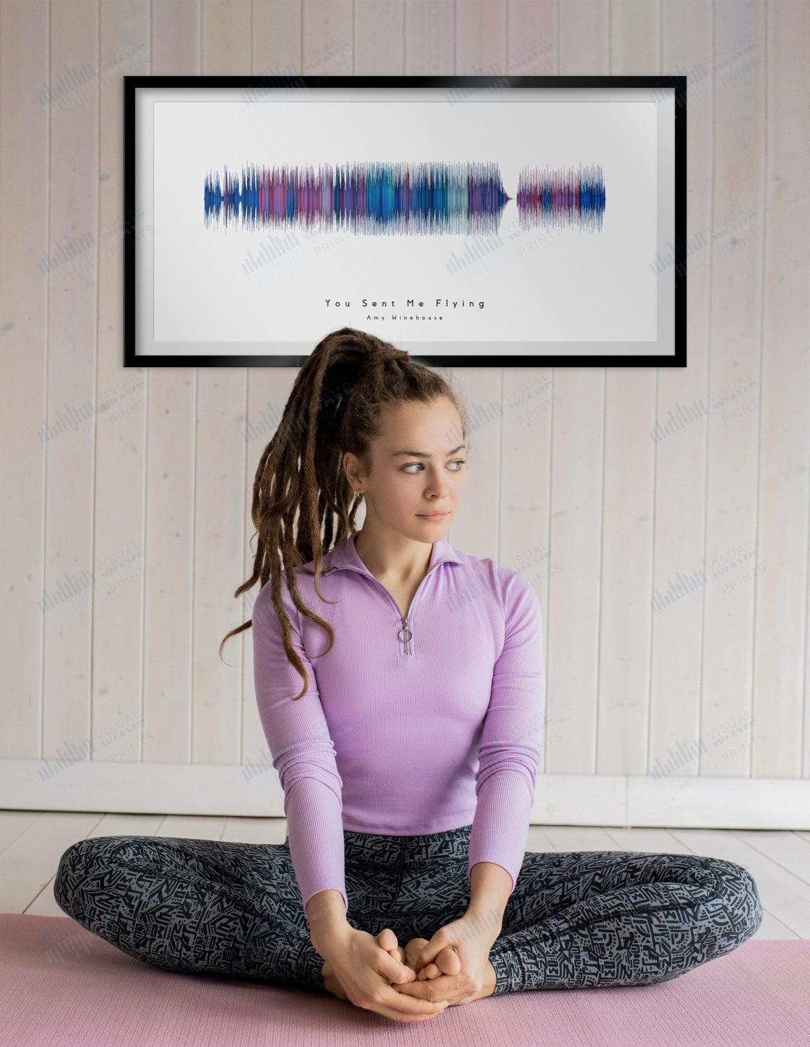 You Sent Me Flying by Amy Winehouse - Visual Wave Prints