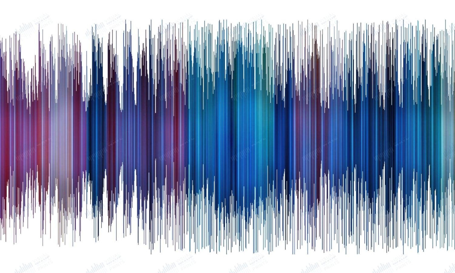 You Sent Me Flying by Amy Winehouse - Visual Wave Prints