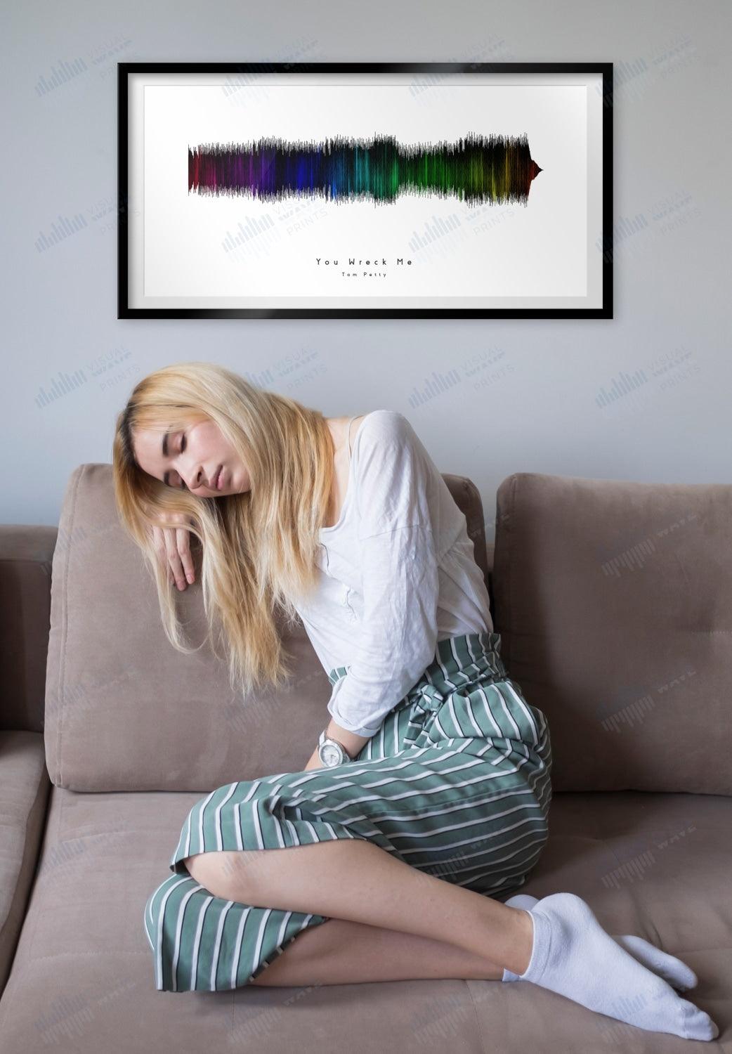You Wreck Me by Tom Petty - Visual Wave Prints