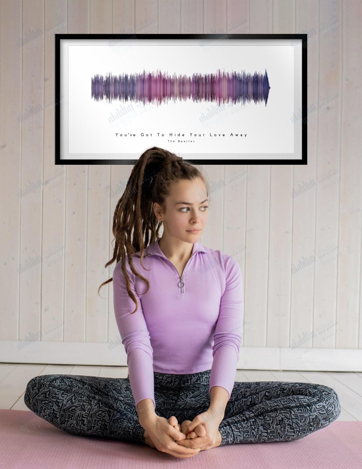 You've Got to Hide Your Love Away by The Beatles - Visual Wave Prints