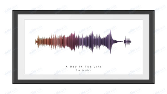 A Day in the Life by The Beatles - Visual Wave Prints