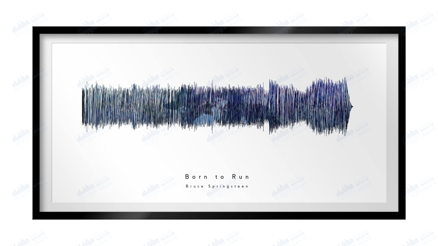 Born to Run by Bruce Springsteen - Visual Wave Prints