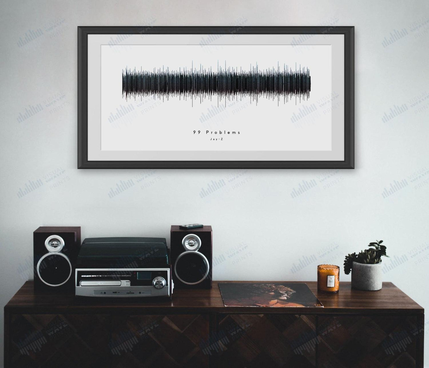 99 Problems by Jay-Z - Visual Wave Prints