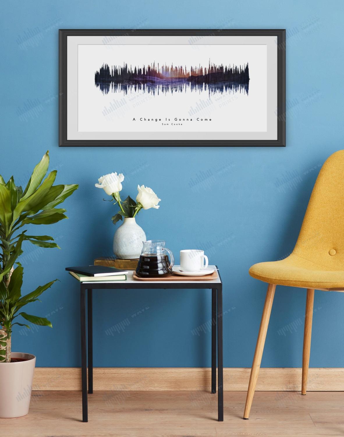 A Change is Gonna Come by Sam Cooke - Visual Wave Prints