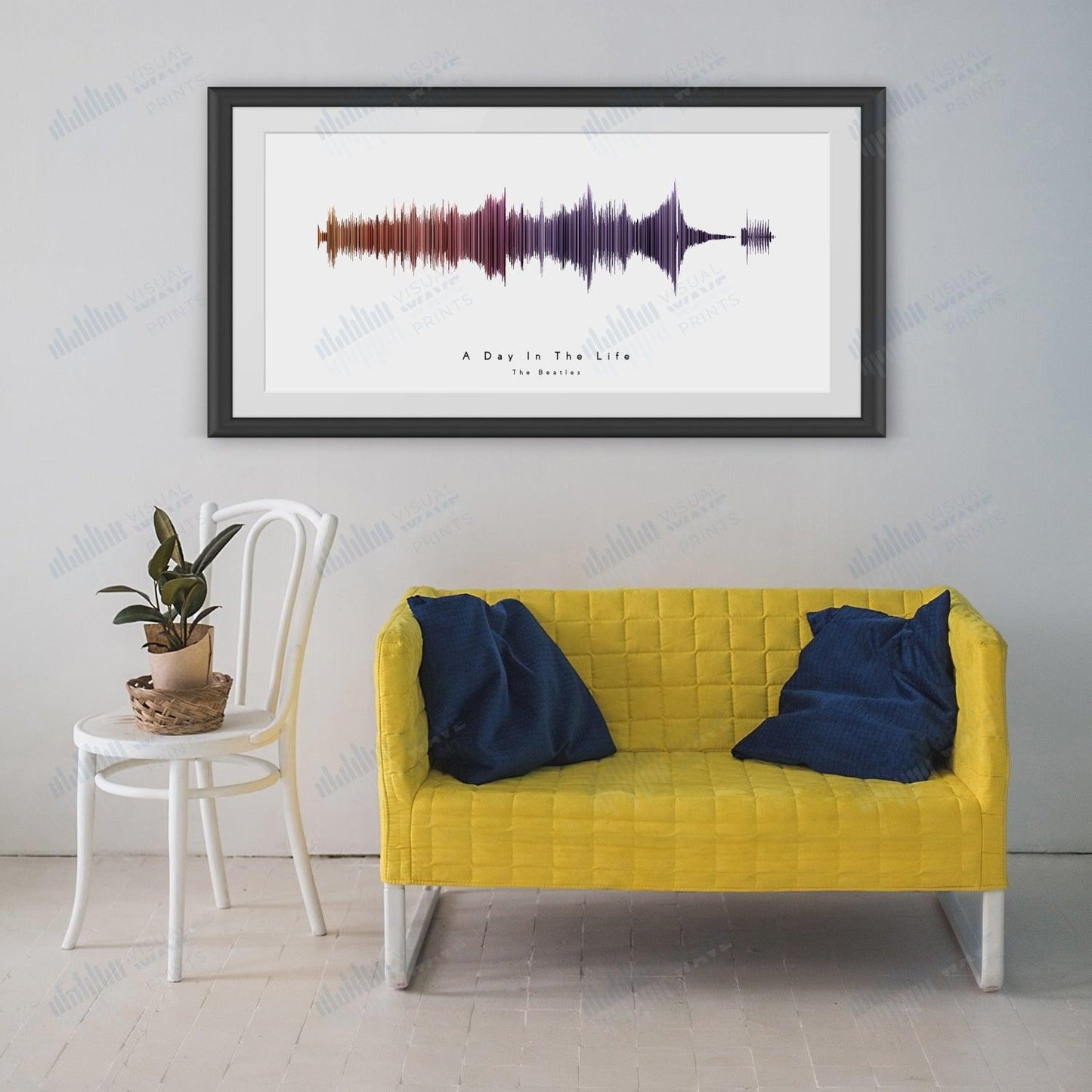 A Day in the Life by The Beatles - Visual Wave Prints