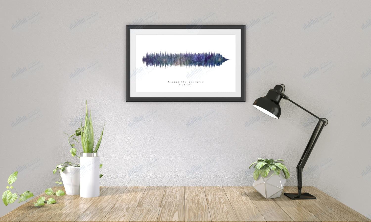 Across the Universe by The Beatles - Visual Wave Prints