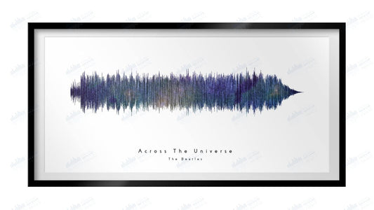 Across the Universe by The Beatles - Visual Wave Prints