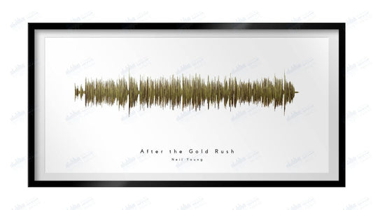 After the Gold Rush by Neil Young - Visual Wave Prints